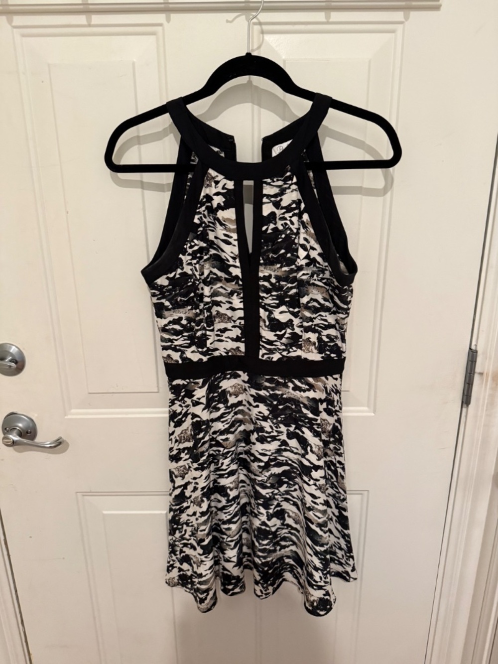 Parker High Neck Halter Mini Dress